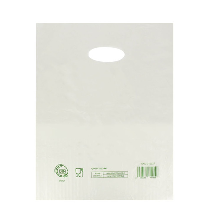 Die-Cut Handle Plastic Bags Home Compost “Classic” 30x40cm (2000 Units)