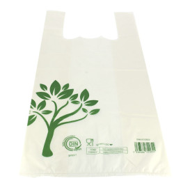 Plastic T-Shirt Bag Home Compost “Be Eco!” 40x50cm (100 Units) 