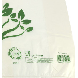 Plastic T-Shirt Bag Home Compost “Be Eco!” 40x50cm (100 Units) 