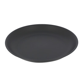 Reusable Plate Durable PP Mineral Anthracite Ø21cm (6 Units)