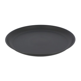 Reusable Plate Durable PP Mineral Anthracite Ø27,5cm (6 Units)