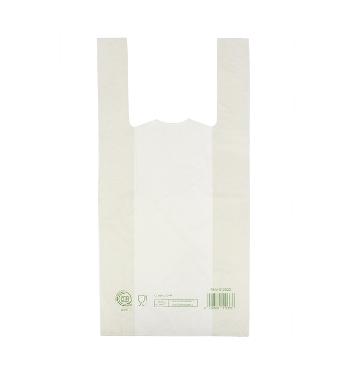 Plastic T-Shirt Bag Home Compost “Classic” 30x40cm (2.000 Units)