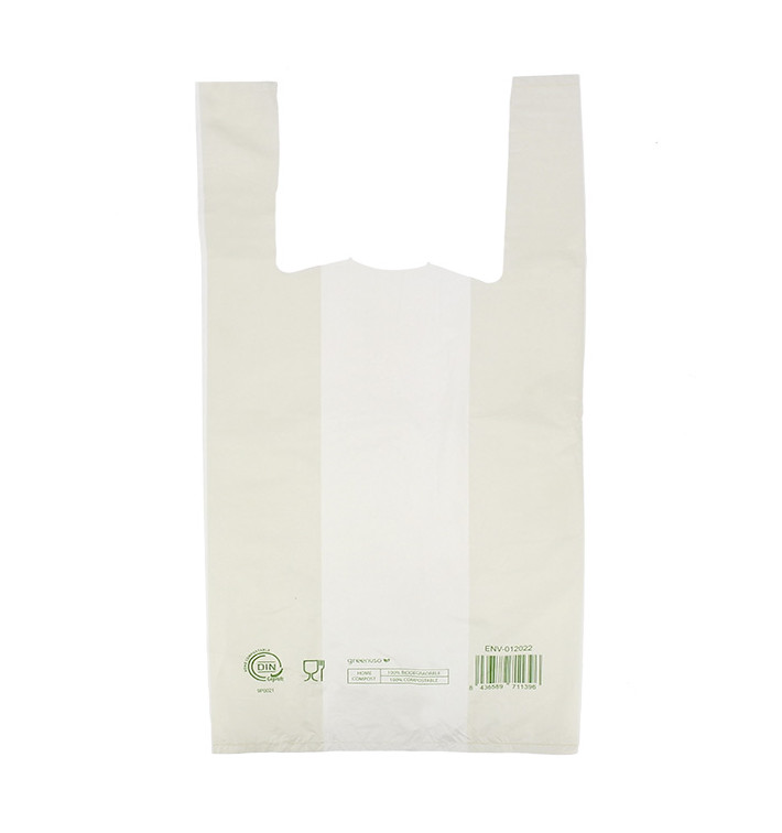 Plastic T-Shirt Bag Home Compost “Classic” 35x45cm (1.000 Units)