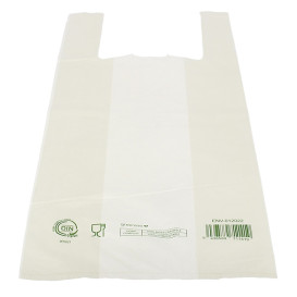 Plastic T-Shirt Bag Home Compost “Classic” 35x50cm (100 Units) 