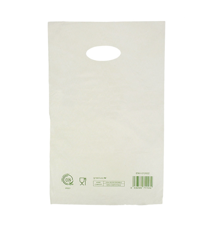 Die-Cut Handle Plastic Bags Home Compost “Classic” 20x33cm (3000 Units)