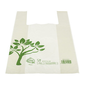 Plastic T-Shirt Bag Home Compost “Be Eco!” 30x40cm (100 Units)