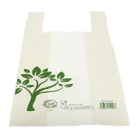 Plastic T-Shirt Bag Home Compost “Be Eco!” 35x50cm (100 Units) 