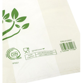 Plastic T-Shirt Bag Home Compost “Be Eco!” 35x50cm (100 Units) 