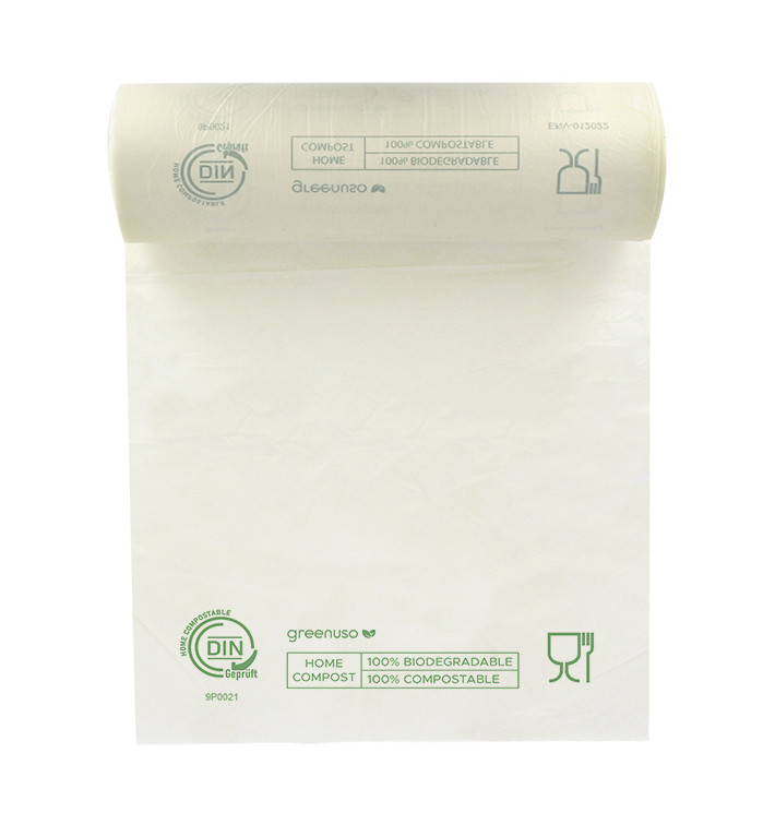 Roll of Plastic Bags Home Compost “Classic” 25x37cm (500 Units)