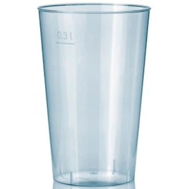 Plastic Cup PS Injection Moulding Clear 300 ml (500 Units)