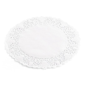 Paper Lace Doilie "Litos" White Ø34cm (250 Units)  