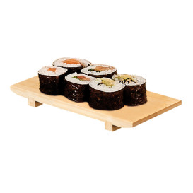 Bamboo Sushi Tray 27,5x18x2,5cm (1 Unit) 