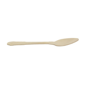 Wooden Teaspoon Coffee 12cm (1000 Units)