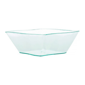 Tasting Plastic Bowl PS "Ondas" Water Green 9x9x3,5cm (600 Units)