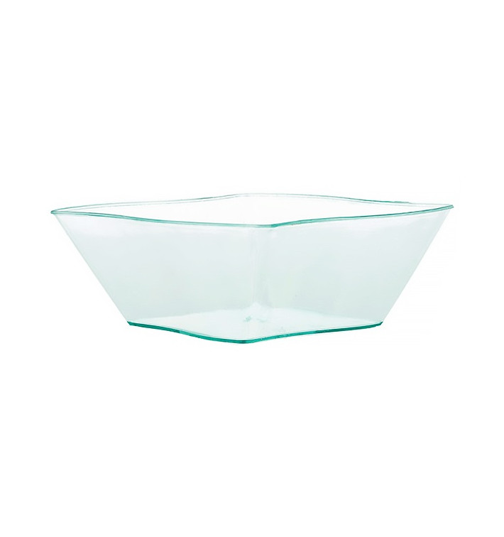 Tasting Plastic Bowl PS "Ondas" Water Green 9x9x3,5cm (50 Units)