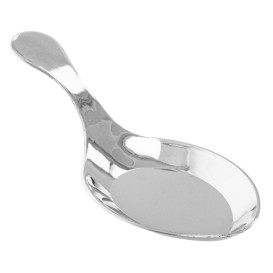 Plastic Sauce Mini Spoon PS Silver 10 cm (50 Units) 