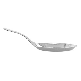 Plastic Sauce Mini Spoon PS Silver 10 cm (50 Units) 