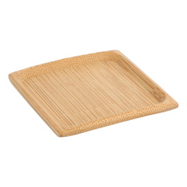 Bamboo Tasting Plate Square shape 6x6cm (24 Units) 