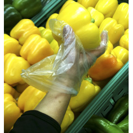 Plastic Gloves Coarse PE Clear (10000 Units)