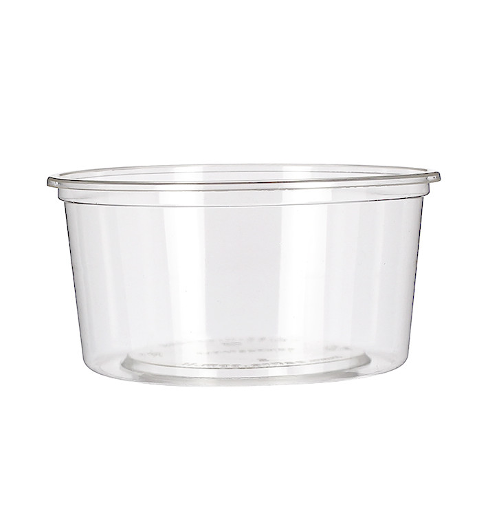 Tub Deli Container PLA Clear Compostable 360ml (600 Units) 