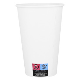 Paper Cup White ECO 16Oz/480ml Ø9cm (1.000 Units)