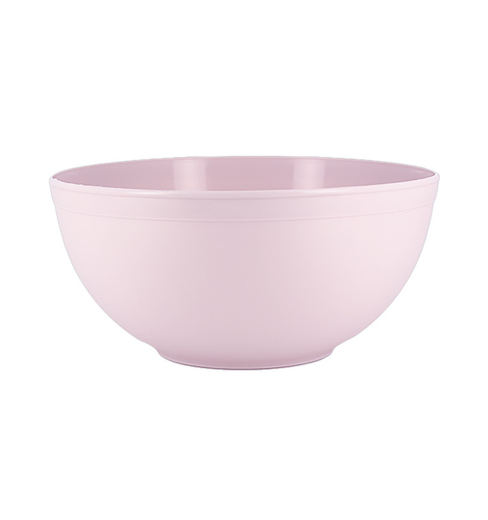 Bowl Reusable Durable PP Mineral Pink 2l Ø20cm (36 Units)