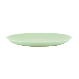 Reusable Plate Durable PP Mineral Green Ø23,5cm (6 Units)