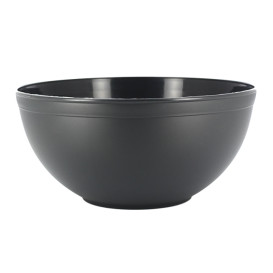 Bowl Reusable Durable PP Mineral Anthracite 2l Ø20cm (36 Units)