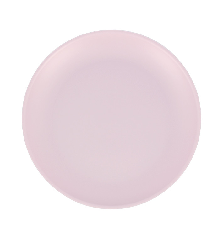 Reusable Plate Durable PP Mineral Pink Ø23,5cm (6 Units)