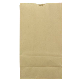 Paper Bag without Handle Kraft 60g/m² 18+11x34cm (500 Units)