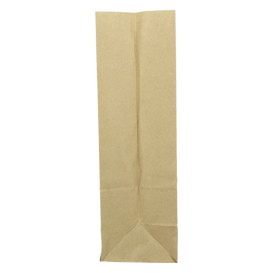 Paper Bag without Handle Kraft 60g/m² 18+11x34cm (500 Units)