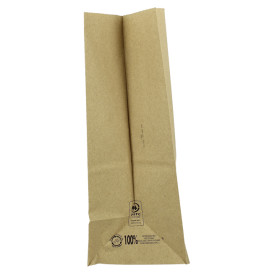 Paper Bag without Handle Kraft 60g/m² 18+12x29cm (1000 Units)