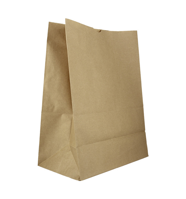 Paper Bag without Handle Kraft 80g/m² 30+18x43cm (250 Units)