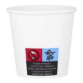 Paper Cup White ECO 4Oz/120ml Ø6,2cm (1.000 Units)