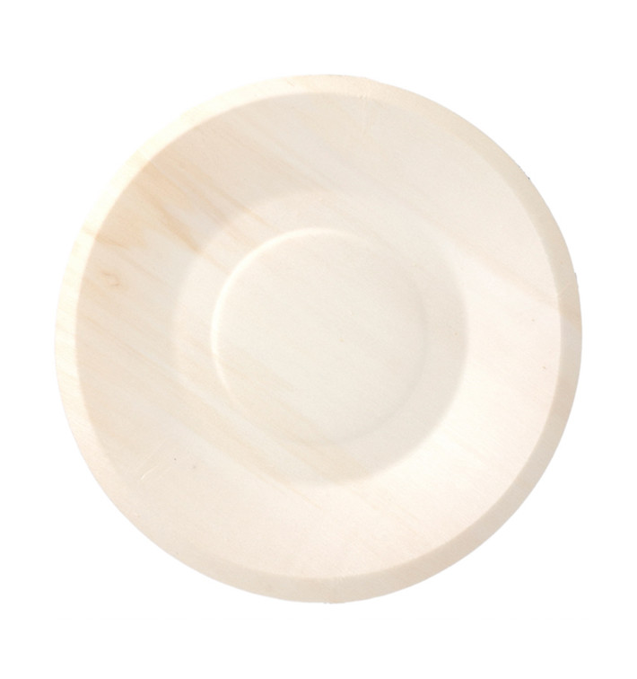 Wooden Plate Round Shape 19cm (50 Units) 