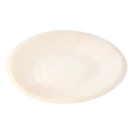 Wooden Plate Round Shape 19cm (50 Units) 