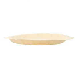 Wooden Plate Octogonal Shape 26cm (50 Units) 