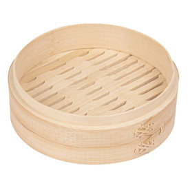 Bamboo Steamer "Maxi" Ø20x6cm (4 Units)