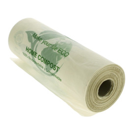 Roll of plastic bags Bio Home Compost 25x37cm (500 Units)