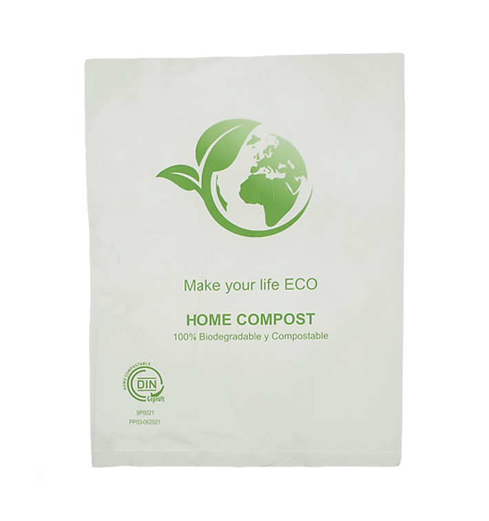 Plastic Bag Bio Home Compost 23x30,5cm (100 Units)