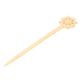 Bamboo Food Pick "Timón" Design 9cm (100 Units)  