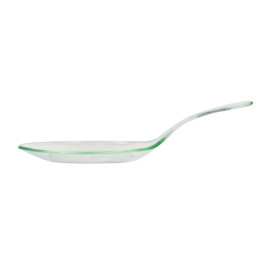 Plastic Tasting Spoon PS "Water Green" 12 cm (100 Units)  