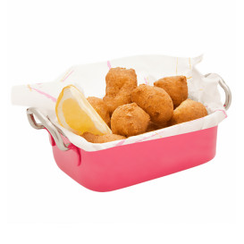 Serving Bucket Steel Pink 14,5x9,5cm (1 Unit) 