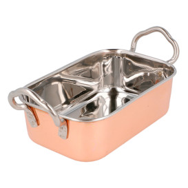 Serving Bucket Steel Copper 14,5x9,5cm (1 Unit) 