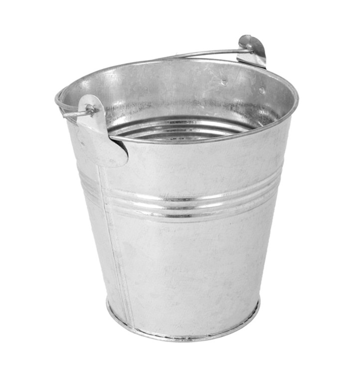 Serving Bucket Steel Ø10x10cm (12 Units)