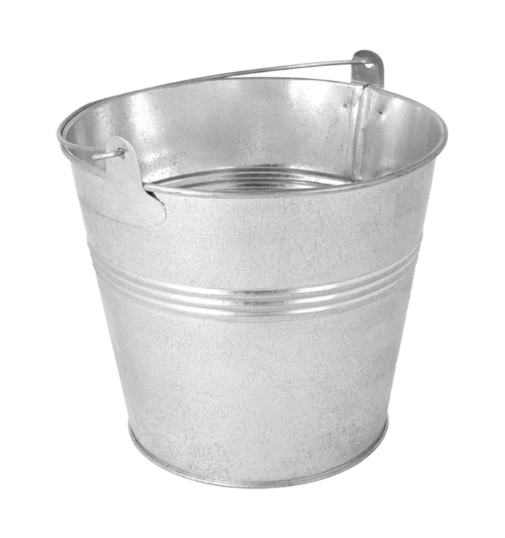 Serving Bucket Steel Ø14x14cm (1 Unit) 