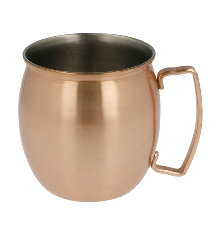 Serving Mini Jar Copper Steel 420ml Ø8x9cm (1 Unit) 