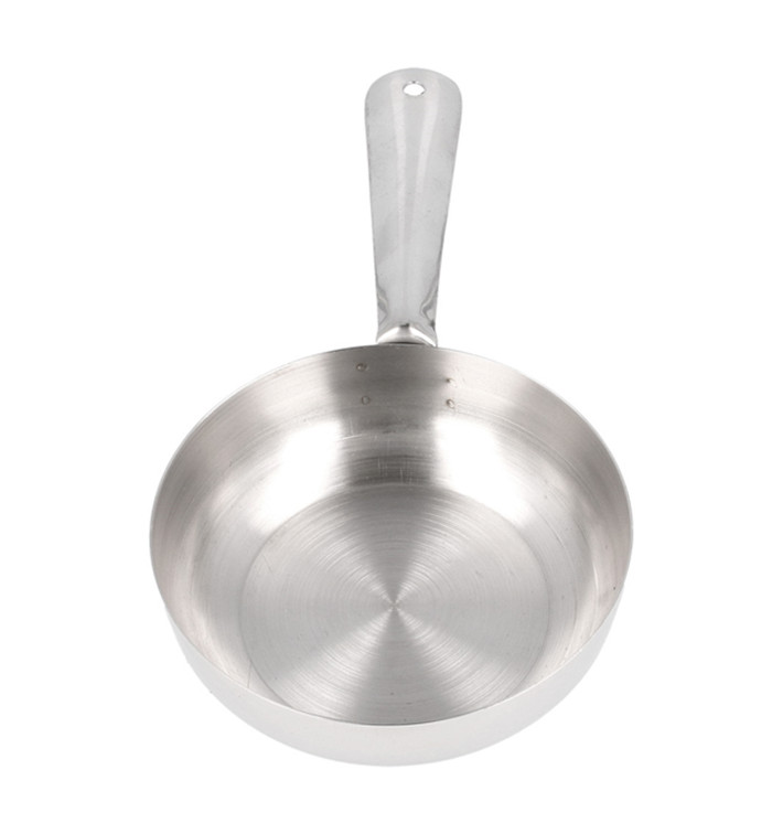 Serving Mini Fry Pan Tray Steel Ø11,5x3,5cm (12 Units)