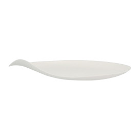 Sugarcane Plate Biodegradable White "Maru" S (400 Units)