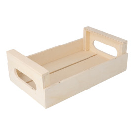 Wooden Display Box with Handle 20,5x12,5x6,5cm (1 Unit) 